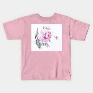 A single Pink Rose - Beautiful Flower Kids T-Shirt